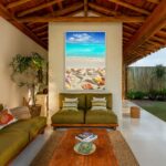 Quadro Canvas Desenho na Areia Praia