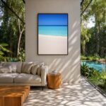 Quadro Canvas Mar Azul Cristalino