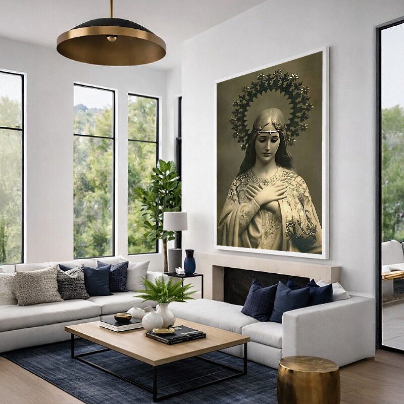 Quadro Canvas Nossa Senhora Vintage