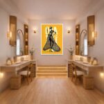 Quadro Canvas Oxum Abstrato