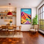 Quadro Canvas Peru Abstrato