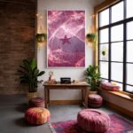 Quadro Canvas Rosa Estrela do Mar