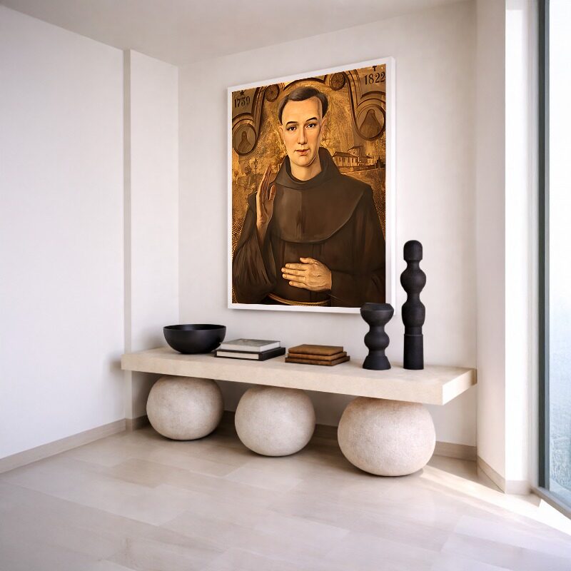 Quadro Canvas Santo Antônio de Sant'Anna Galvão