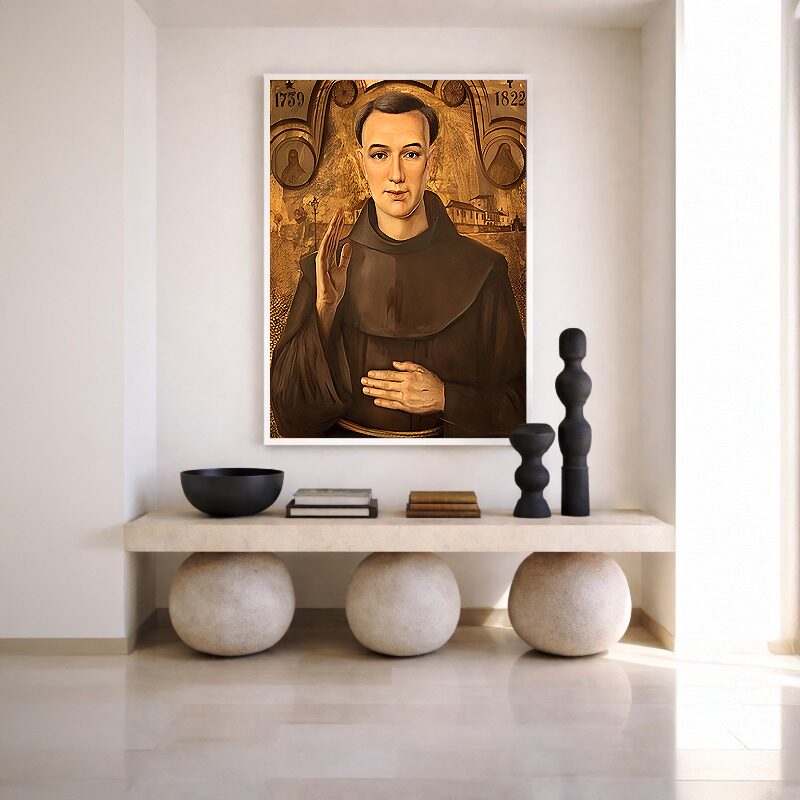 Quadro Canvas Santo Antônio de Sant'Anna Galvão