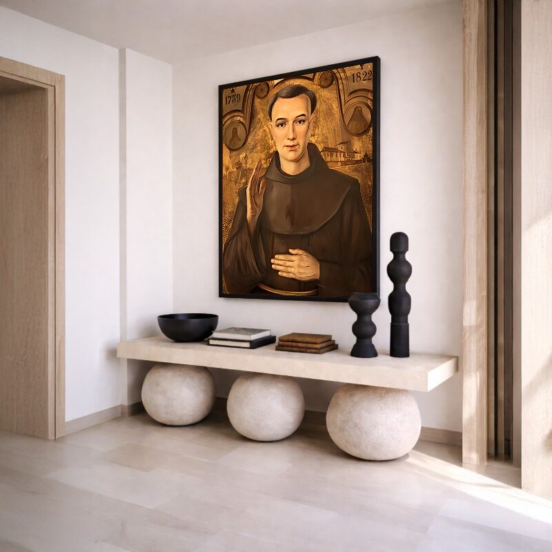 Quadro Canvas Santo Antônio de Sant'Anna Galvão