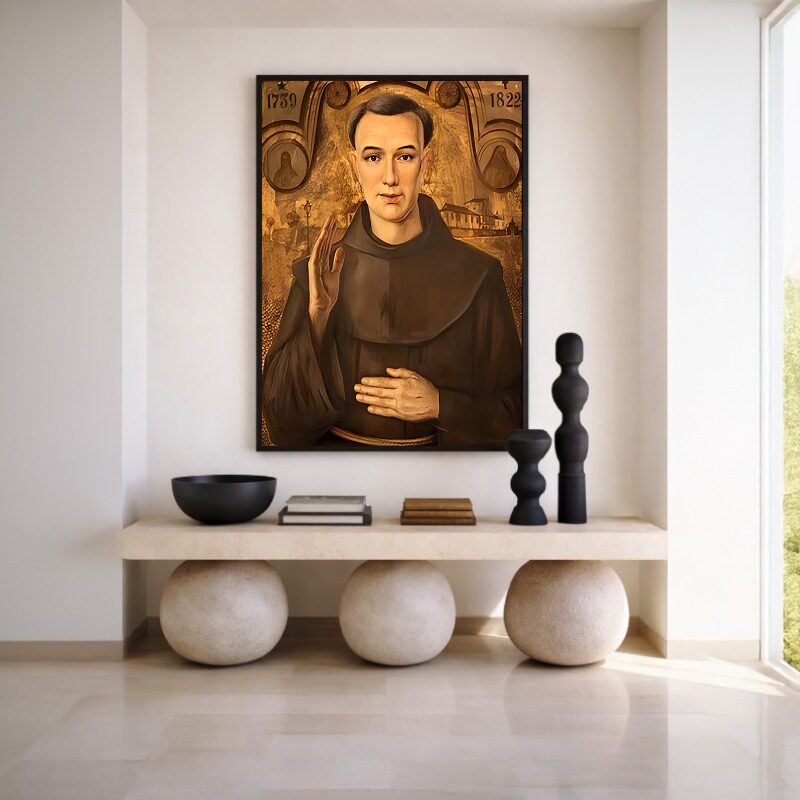 Quadro Canvas Santo Antônio de Sant'Anna Galvão