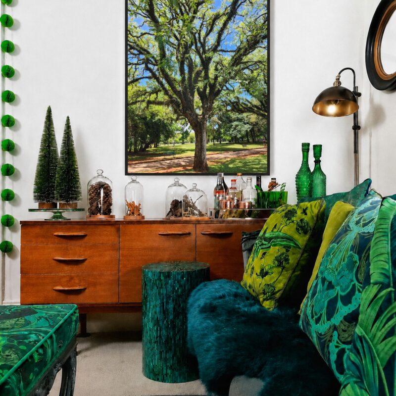 Quadro Canvas Árvore Galhos Verde Natureza