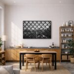 Quadro Canvas Cidade Rodovia Carros Cinza