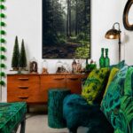 Quadro Canvas Floresta Árvores Verde Fresco