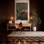 Quadro Canvas Mão Terra Marrom