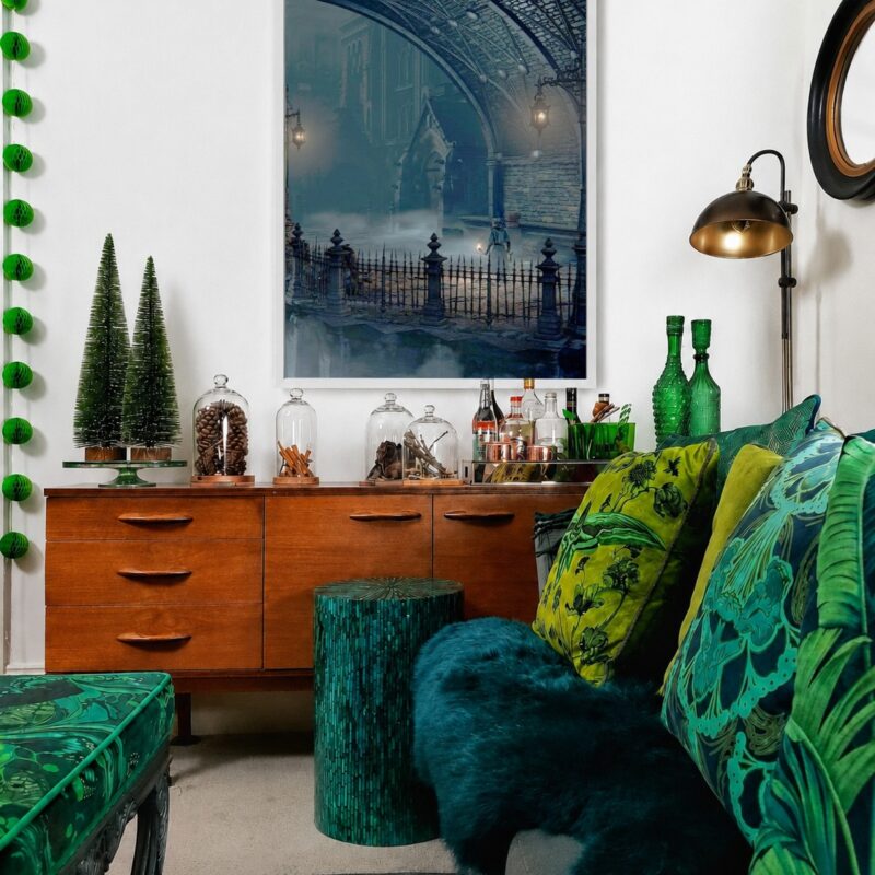 Quadro Canvas Medieval Antigo Noite Azul