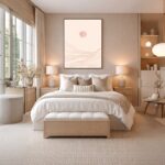 Quadro Canvas Sol Rose Nude Linhas
