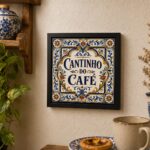 Quadro Decorativo Cantinho Do Café - 33x33 Cm