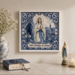 Quadro Nossa Senhora De Lourdes - 33x33 Cm
