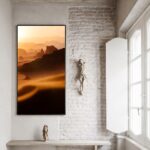 Quadro Canvas Por do Sol Deserto