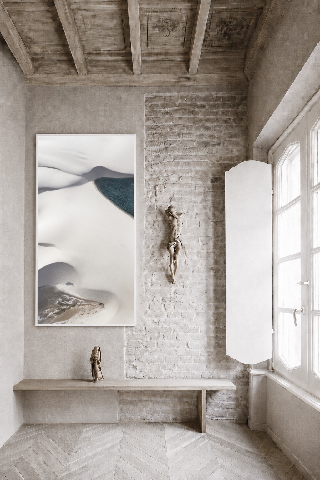 Quadro Canvas Areia Branca Dunas