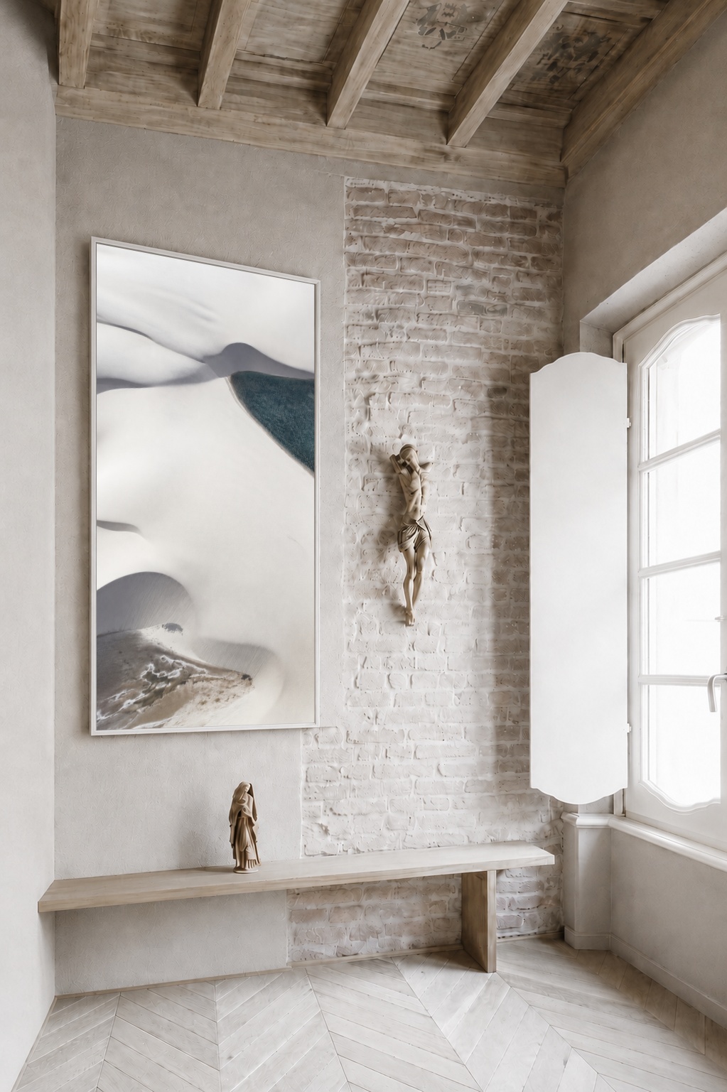 Quadro Canvas Areia Branca Dunas