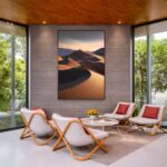 Quadro Canvas Deserto Areia Dunas Montanhas