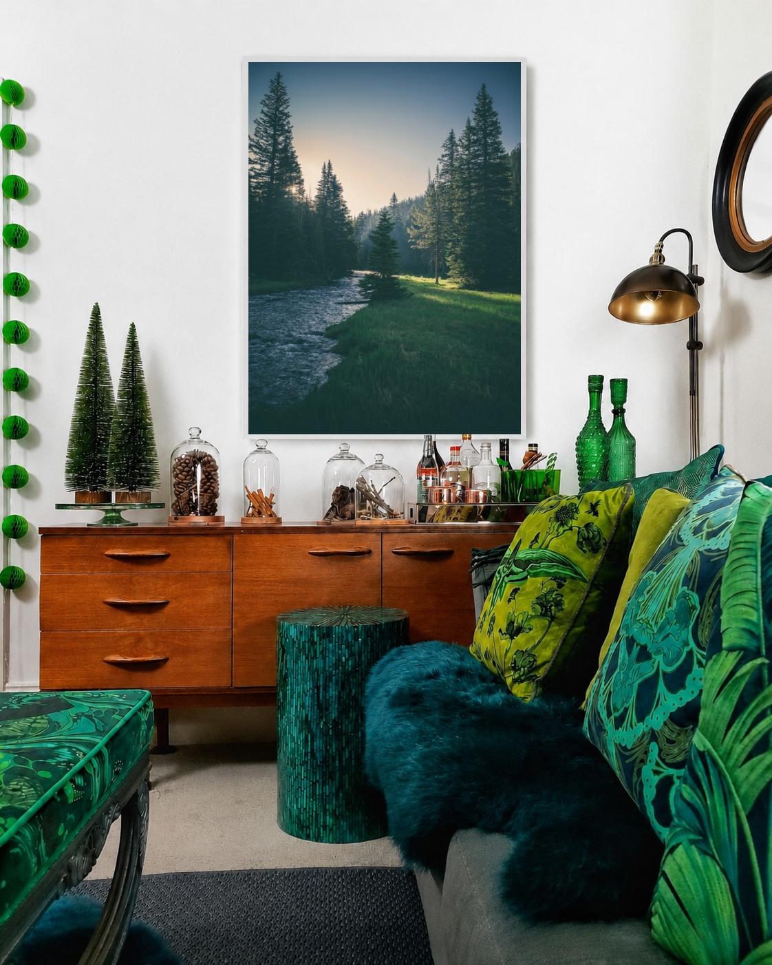 Quadro Canvas Floresta Pinheiros Rio