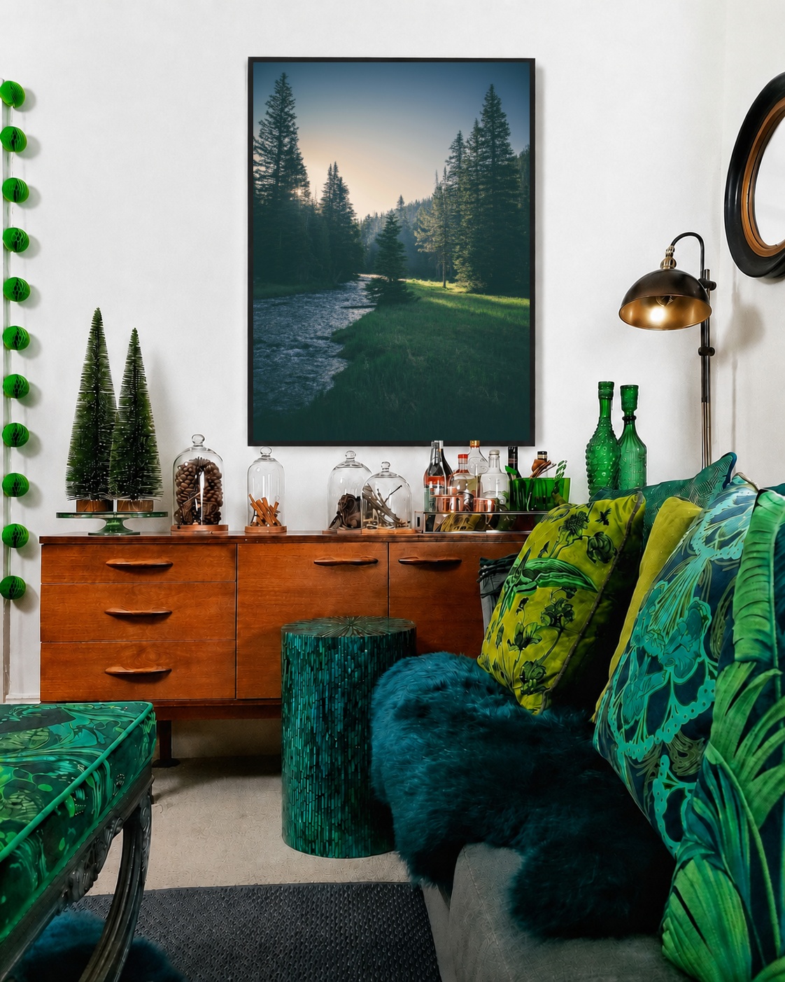 Quadro Canvas Floresta Pinheiros Rio