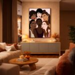 Quadro Canvas Mulheres União Força Feminina