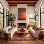 Quadro Canvas Por Sol Entardecer Laranja
