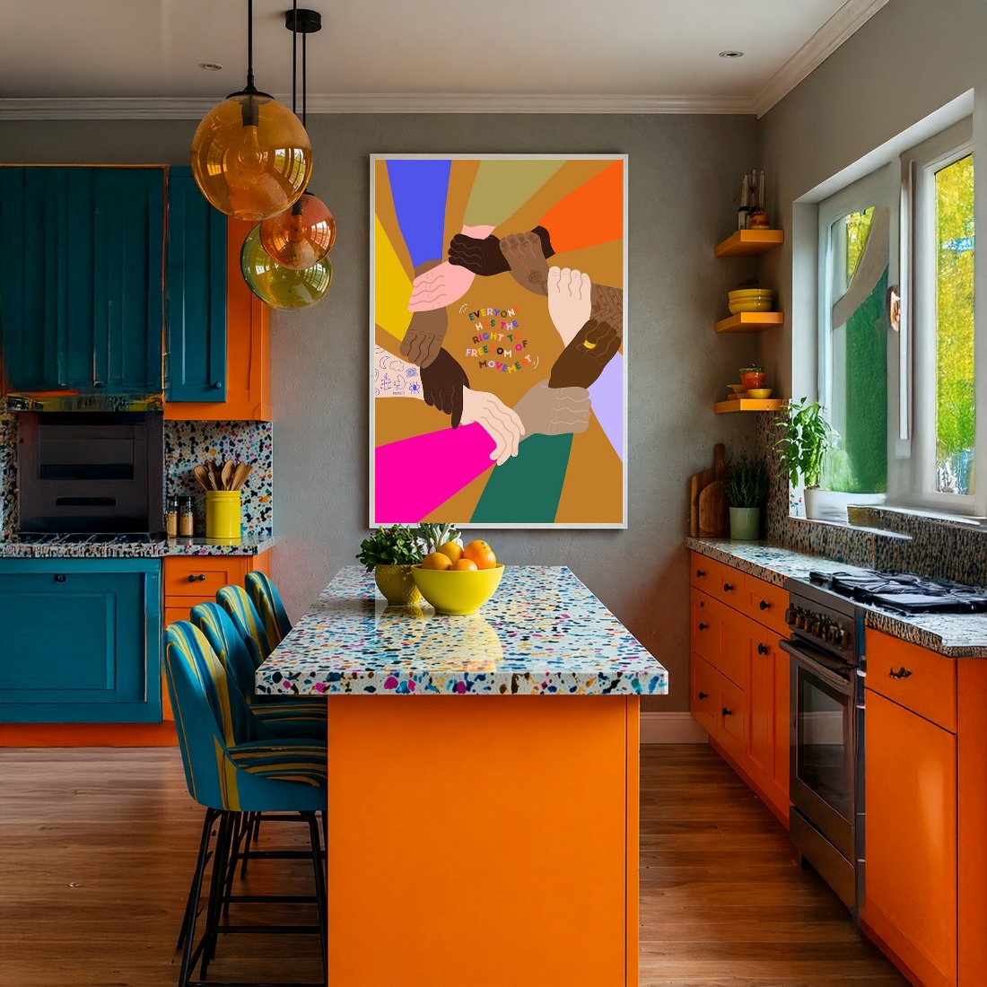 Quadro Canvas União Liberdade Erin Aniker