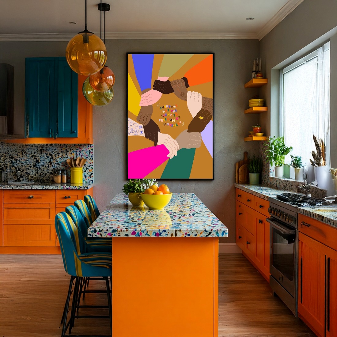 Quadro Canvas União Liberdade Erin Aniker