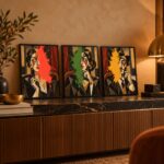Kit 3 Quadros Arte Moderna Estilo Picasso