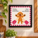 Quadro Amor de Quatro Patas - 33x33 Cm