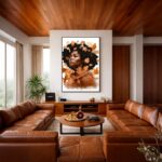 Quadro Canvas Beleza da Mulher Preta Outono