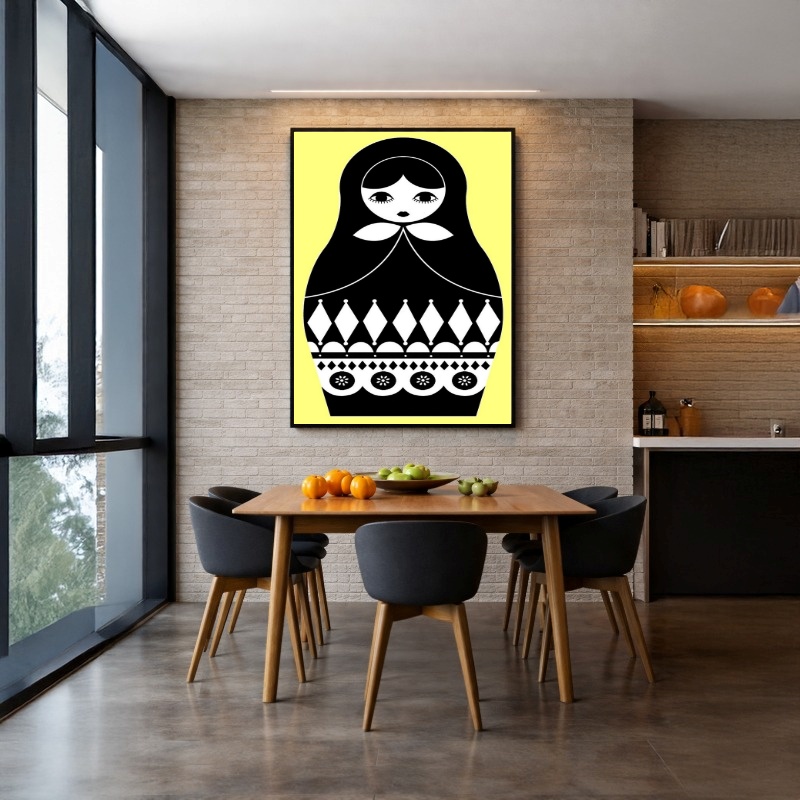 Quadro Canvas Boneca Matrioshka Matriosca