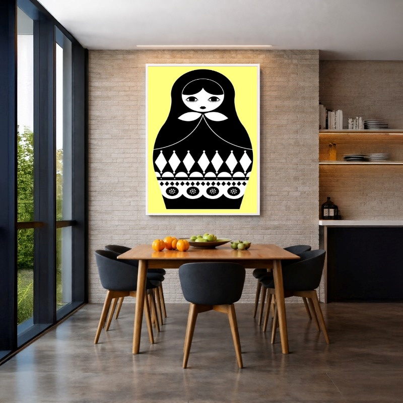 Quadro Canvas Boneca Matrioshka Matriosca