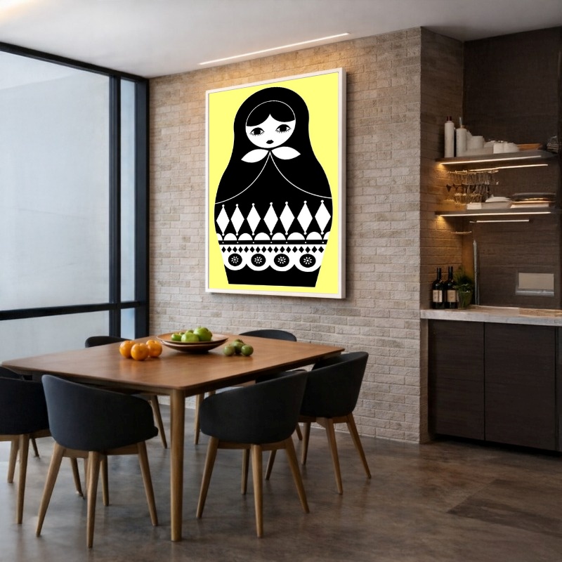 Quadro Canvas Boneca Matrioshka Matriosca