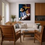 Quadro Canvas Desenho Música Clássica Músicos