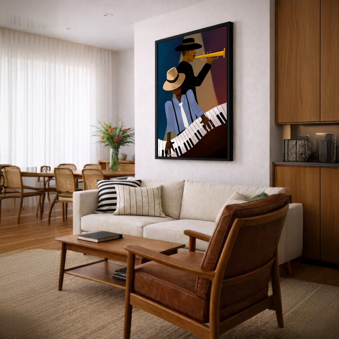 Quadro Canvas Desenho Música Clássica Músicos