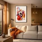 Quadro Canvas Desenho Música Clássica Músicos Coloridos