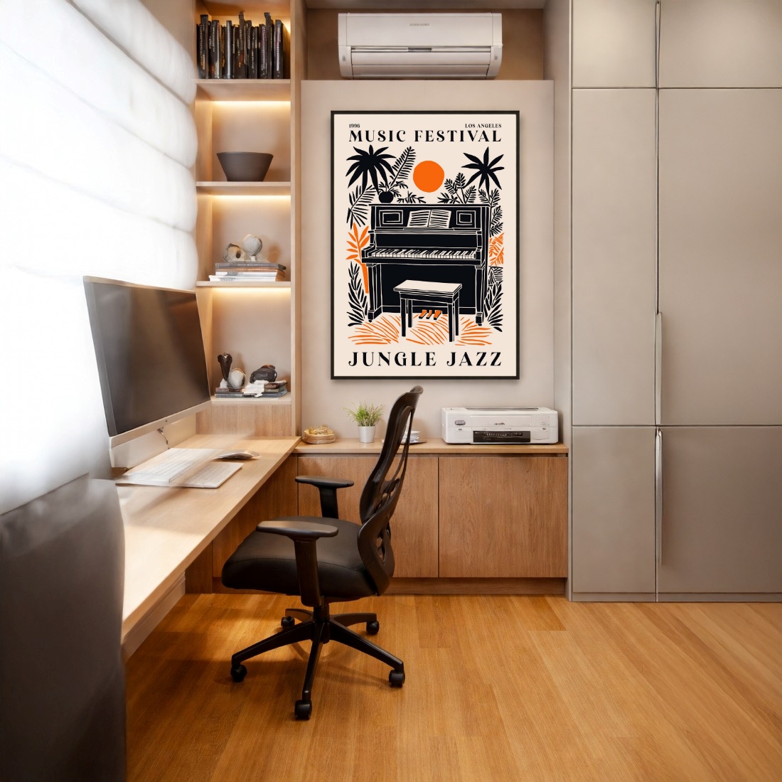 Quadro Canvas Desenho Piano Música Clássica