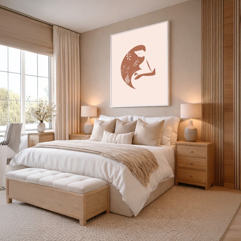Quadro Canvas Gravidez Gestação Mãe