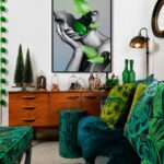 Quadro Canvas Metamorfose Mulher Folhas Planta