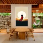 Quadro Canvas Mulher Africana Por Sol