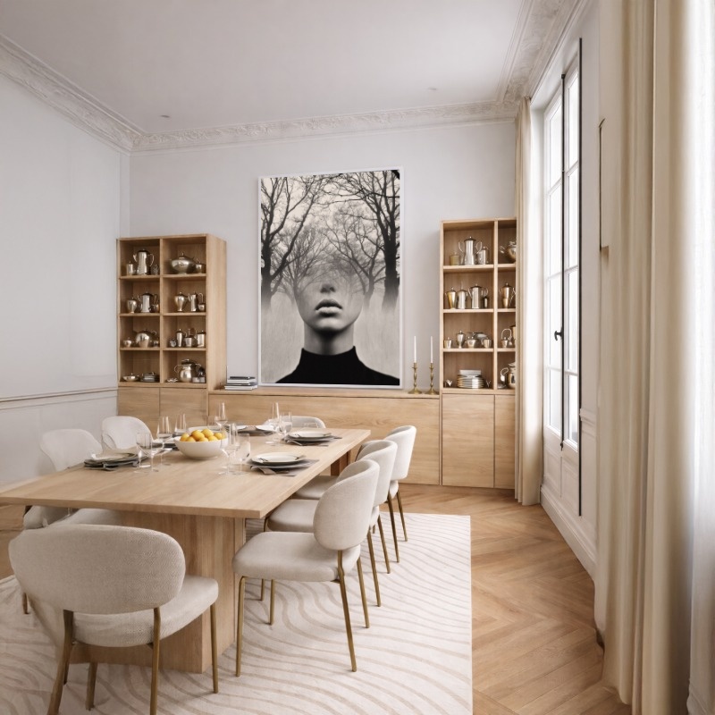 Quadro Canvas Mulher Metamorfose Natureza Galhos