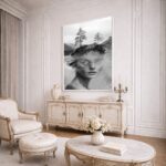 Quadro Canvas Mulher Metamorfose Natureza Lago