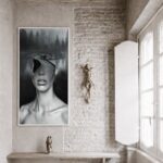 Quadro Canvas Mulher Metamorfose Natureza Ponte