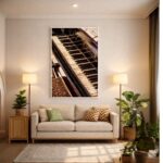 Quadro Canvas Piano Música Classica Teclado
