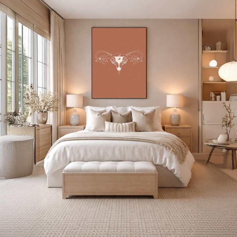 Quadro Canvas Sagrado Feminino Ginecologia