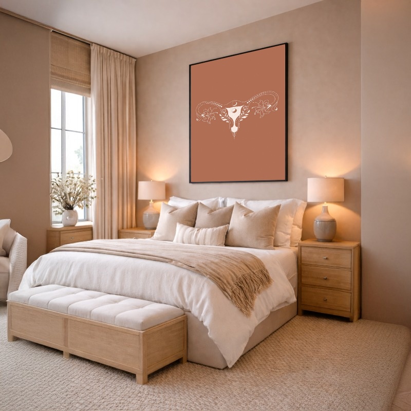 Quadro Canvas Sagrado Feminino Ginecologia