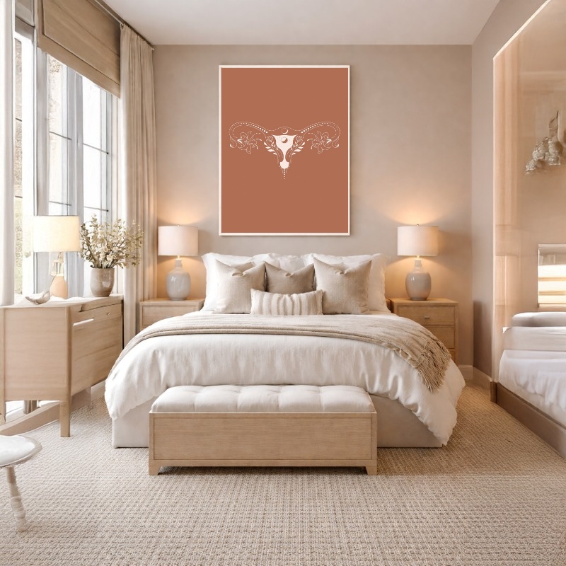 Quadro Canvas Sagrado Feminino Ginecologia