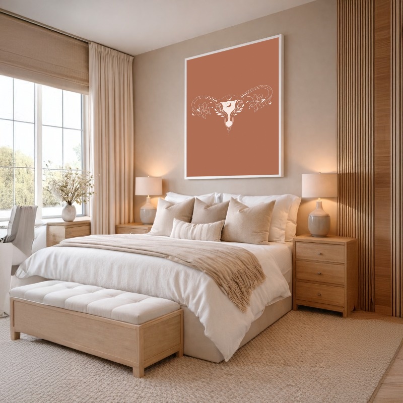 Quadro Canvas Sagrado Feminino Ginecologia