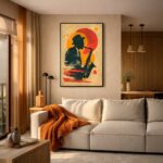 Quadro Canvas Desenho Música Clássica Músicos Coloridos